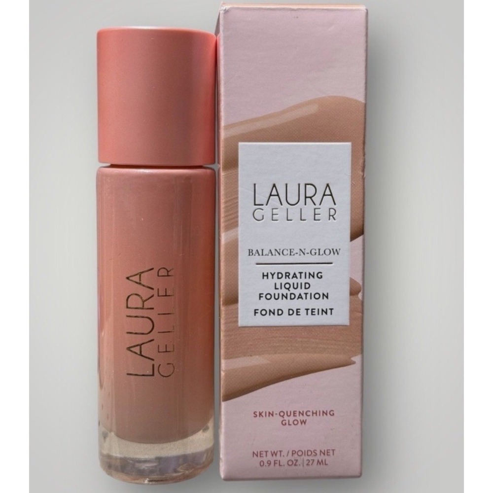 Laura Geller Balance N Glow Hydrating Liquid Foundation 0.9oz/27ml Fair NIB